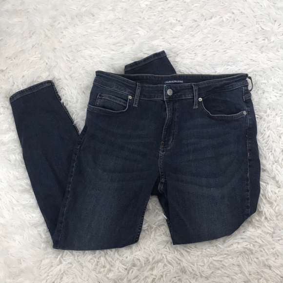 Calvin Klein Jeans Dark Wash Skinny - Picture 1 of 8